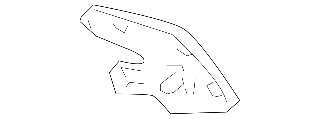 12833565 Деталь HINGE COVER, LEFT