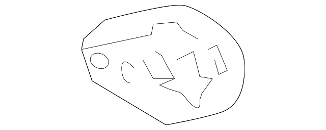 12772593 Деталь FRONT SENSOR BRACKET