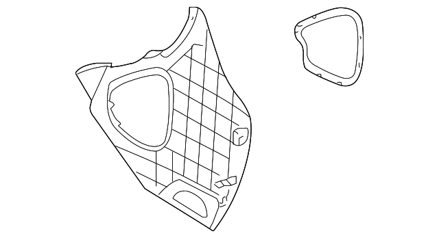 15264422 Деталь SIDE COVER, RIGHT