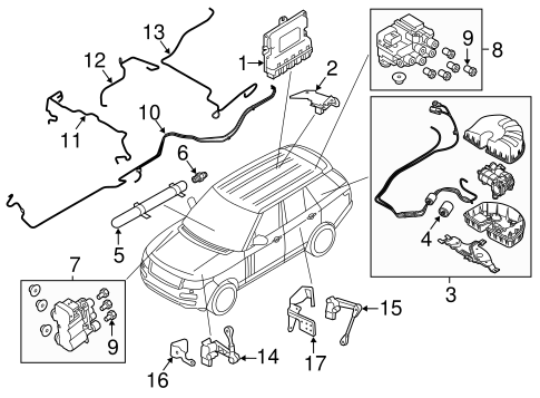 Range Rover RIDE CONTROL COMPONENTS