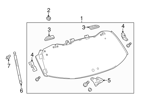 Hardware, Fasteners & Fittings for 2014 Toyota Prius V #0