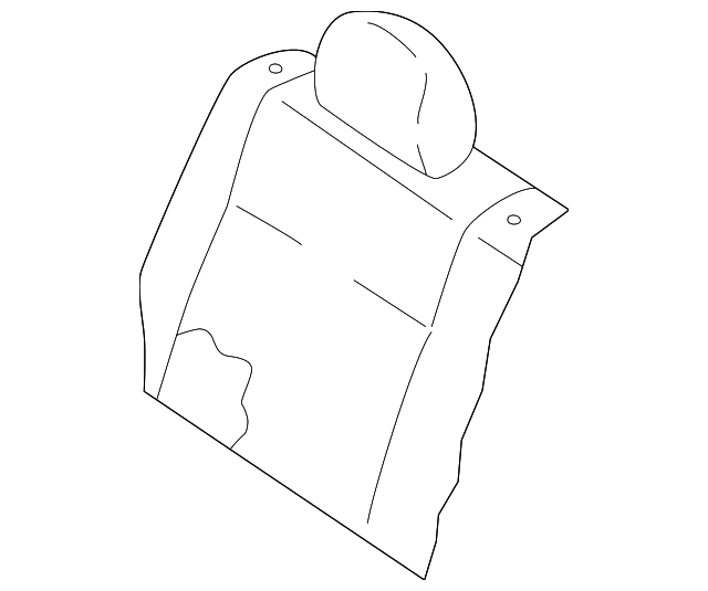 32007866 Деталь SEAT BACK COVER, RIGHT