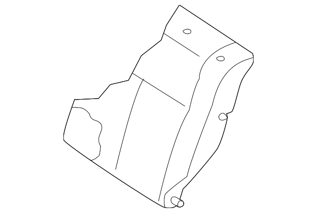 32007867 Деталь SEAT BACK COVER, LEFT