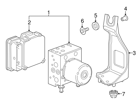 ABS Components for 2016 Chevrolet Volt #0