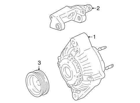 ELECTRICAL/ALTERNATOR for 1998 Toyota Tacoma #1