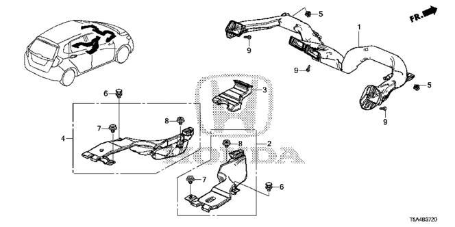 Clip Assembly, Trim *NH167L* (Graphite Black) Clip Assembly, Trim *NH167L* (Graphite Black)