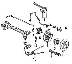 Beam, Rear Suspension Cross Beam, Rear Suspension Cross