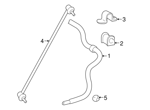 FRONT SUSPENSION/STABILIZER BAR & COMPONENTS for 2012 Scion xD #1