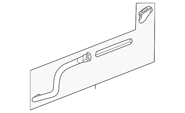 YF1Z19E630BA Деталь VENT HOSE, RIGHT