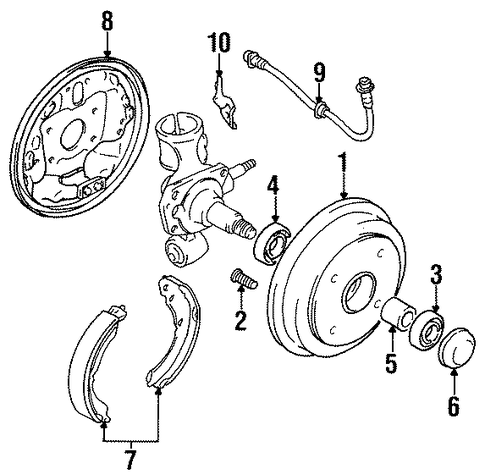 Metro REAR BRAKES