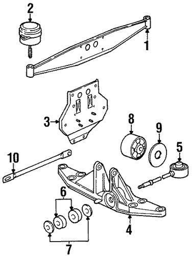 911 ENGINE & TRANS MOUNTING 3