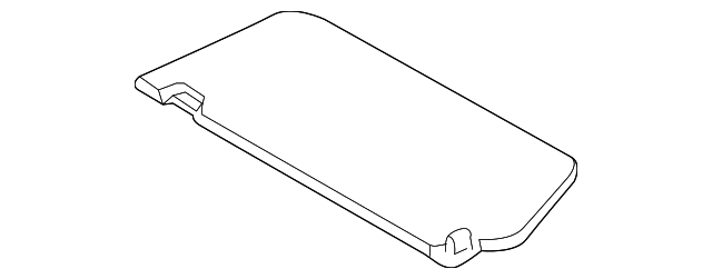 EK4Z-6104105-DA Деталь SUNVISOR, LEFT
