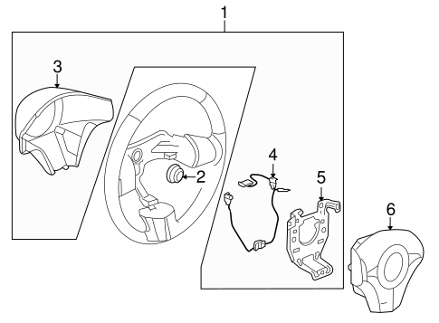 Solstice STEERING WHEEL & TRIM 2
