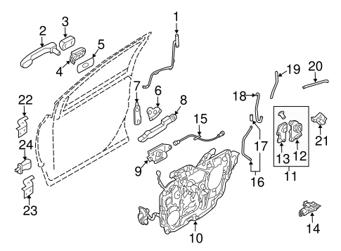 Electrical/Front Door for 2008 Ford Taurus #1