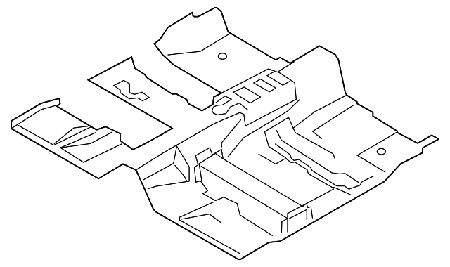 31213933 Деталь FRONT FLOOR PAN