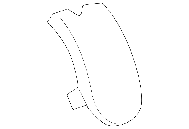 997-551-525-00-01C SEAT BELT COVER, LEFT