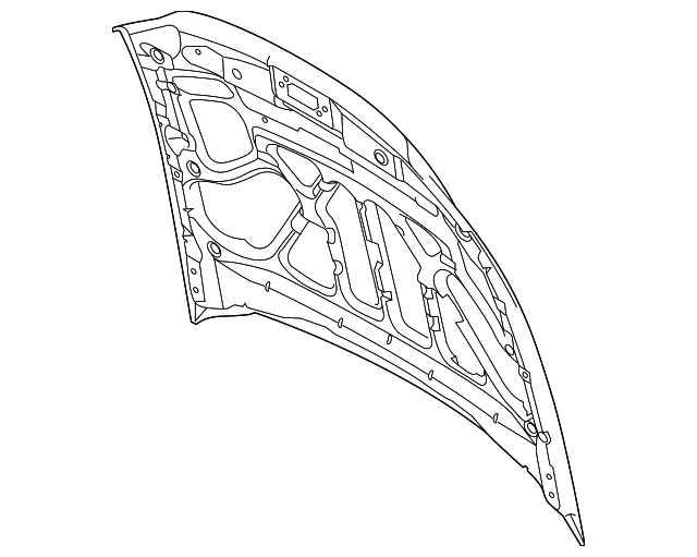 AR3Z-16612-A HOOD