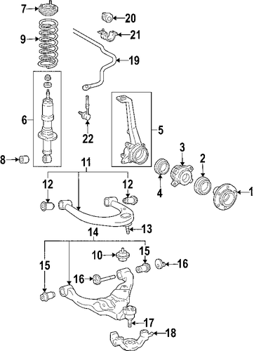 FRONT SUSPENSION/FRONT SUSPENSION for 2003 Toyota 4Runner #2