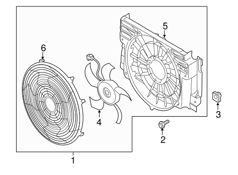 Condenser Fan for 2001 BMW X5 #0
