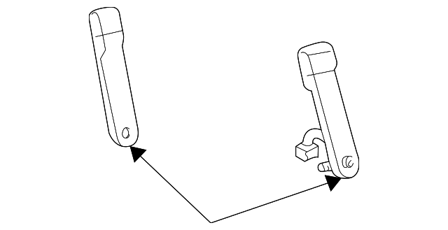 XR3Z6361203AAA Деталь BUCKLE, LEFT