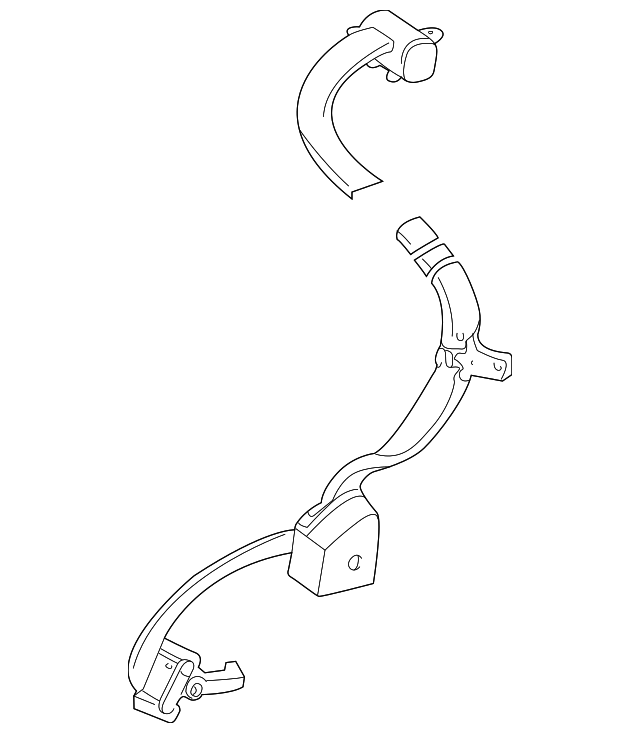 XR3Z-76611B08-AAA Деталь RETRACTOR ASSY, RIGHT