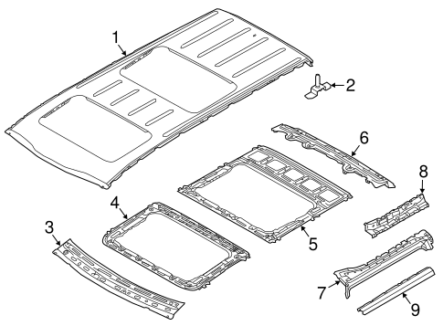 Roof & Components for 2021 Kia Sedona #1