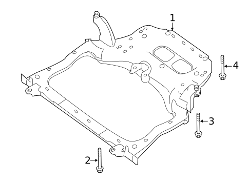 Suspension Mounting for 2020 Infiniti QX50 #0