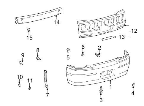 Body/Bumper & Components - Rear for 2002 Toyota Solara #1