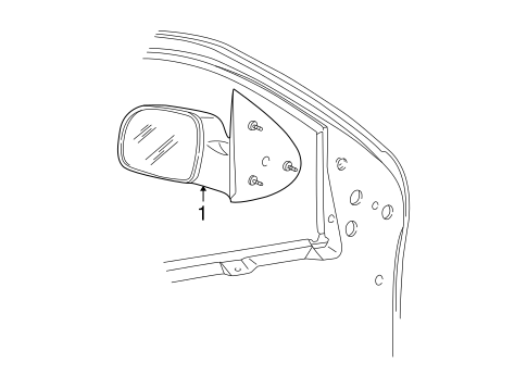 Body/Outside Mirrors for 2005 Ford Freestar #1