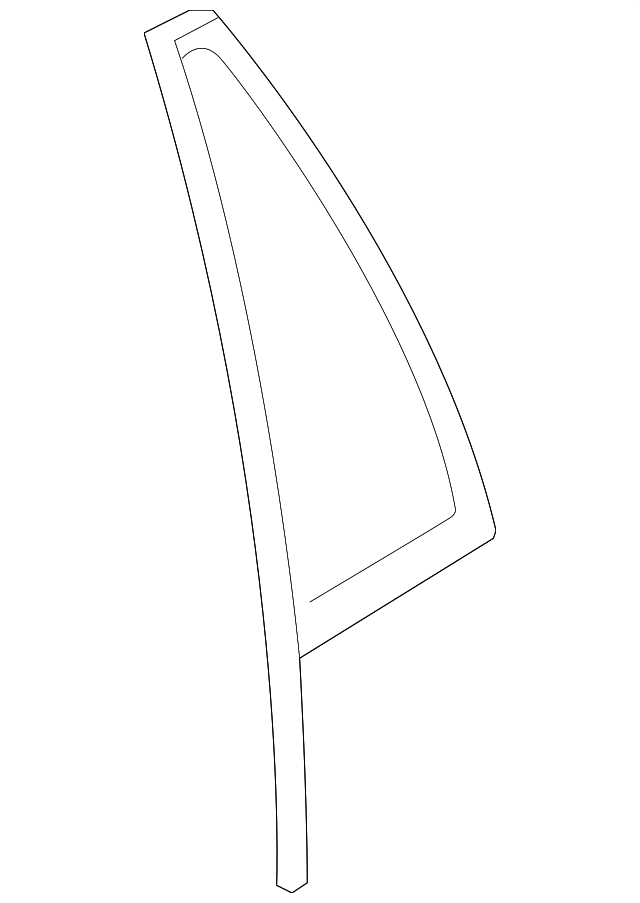 30799285 Деталь FIXED GLASS, RIGHT