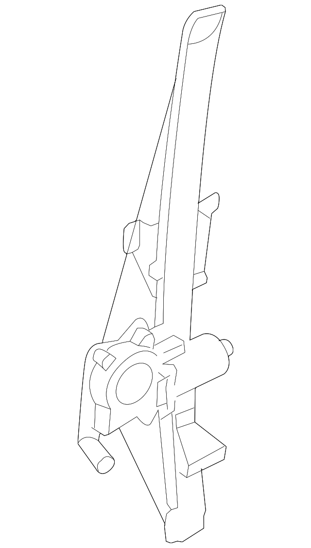 31253722 Деталь WINDOW REGULATOR, RIGHT