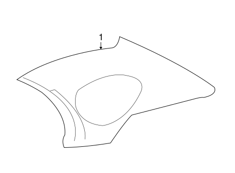 LS INTERIOR TRIM - QUARTER PANELS