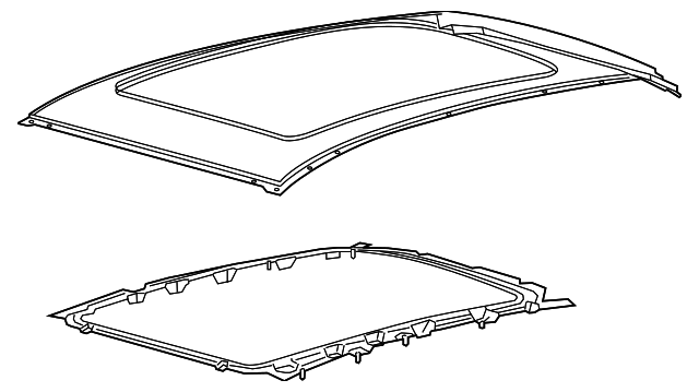 EJ7Z-7850202-A Деталь ROOF PANEL