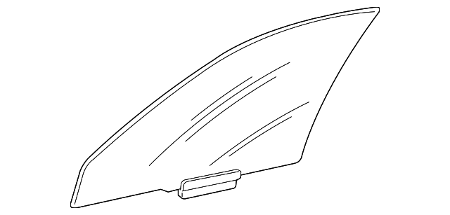YW1Z-5421411-AA Деталь DOOR GLASS, LEFT
