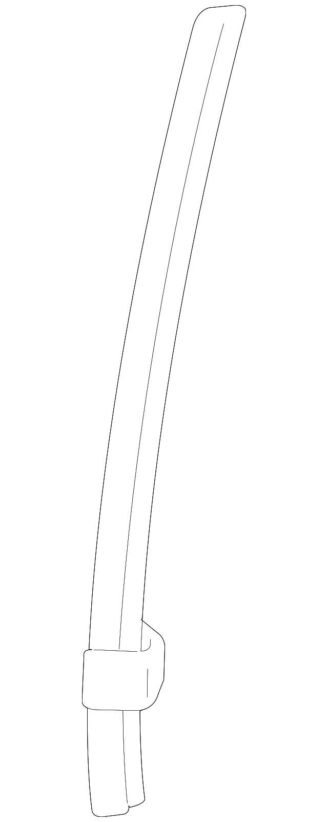 4W1Z-54222A00-AA Деталь GLASS RETAINER, RIGHT