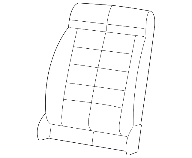 1FY751D5AA Деталь SEAT BACK COVER, LEFT