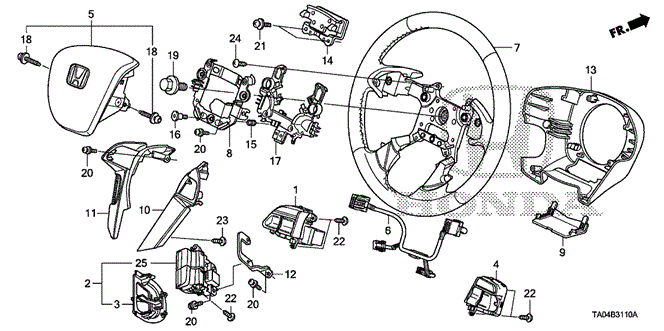 Chassis/Steering Wheel (SRS) for 2010 Honda ACCORD SEDAN #1