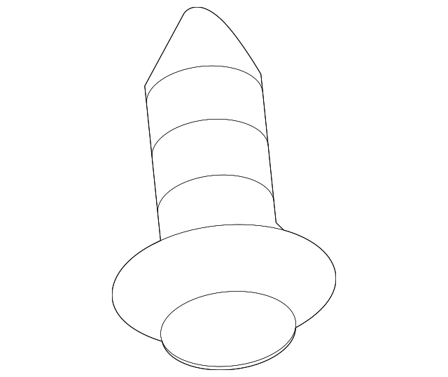 25639958 Деталь CARPET RETAINER CLIP, RIGHT