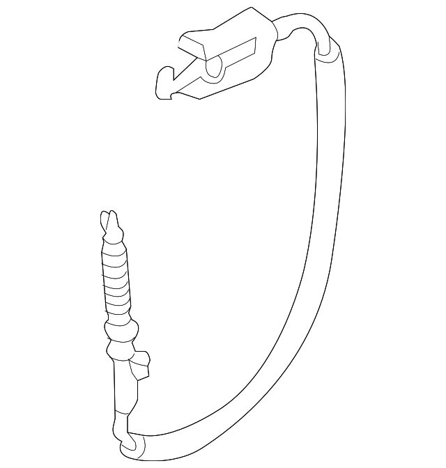 958-531-017-01 Деталь LOCK CABLE, LEFT
