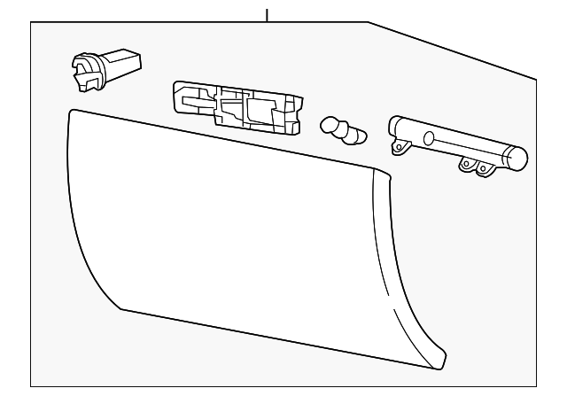 C2Z15962LHJ Деталь GLOVE BOX ASSY