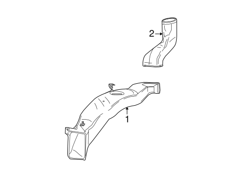 Body/Ducts for 2017 Dodge Grand Caravan #2