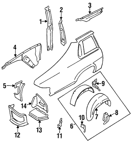 XJS INNER STRUCTURE