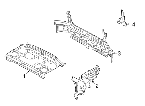 Body/Rear Body for 2009 Ford Taurus #1