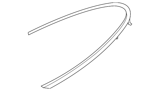 970-536-156-18-V09 BELT MOLDING, RIGHT