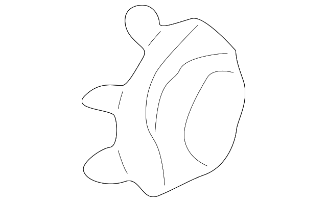 94858526 Деталь DOOR SHELL COVER, LEFT