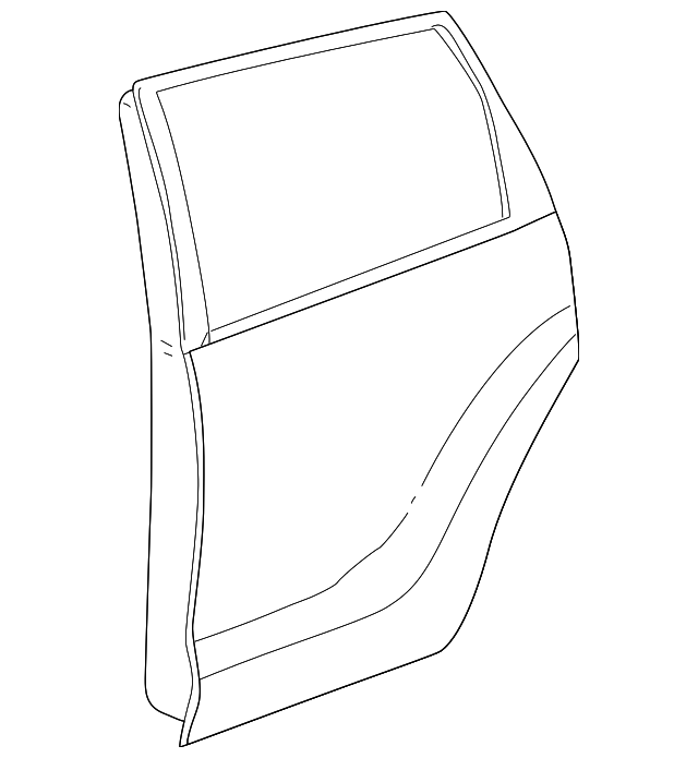 88969771 Деталь DOOR SHELL, LEFT