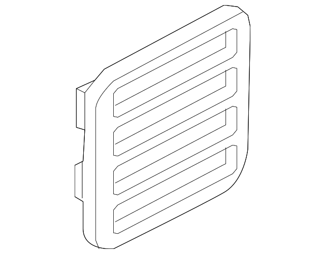BK2Z-61280B62-A Деталь VENT, LEFT