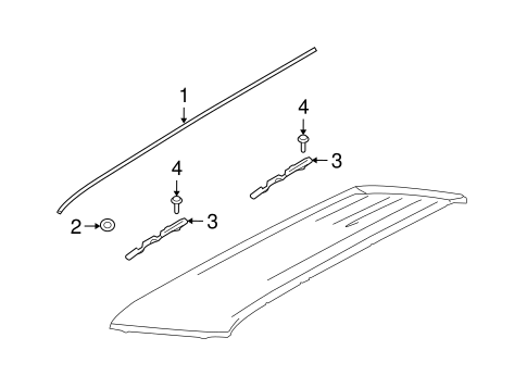 Body/Exterior Trim - Roof for 2013 Ford Flex #1