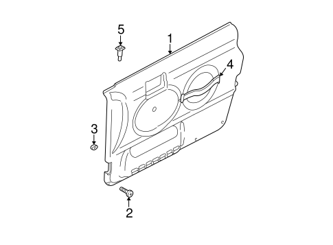 Wrangler INTERIOR TRIM - DOOR