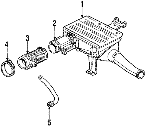 Engine/Air Intake for 1988 Buick LeSabre #1
